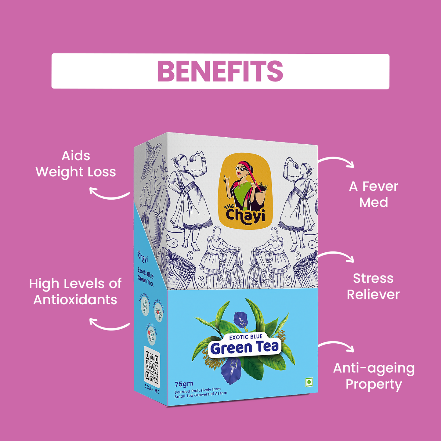 Exotic Blue Green Tea